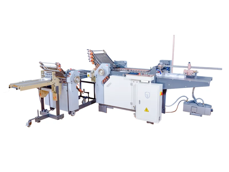 T490 8H4W-F Best Paper Folding Machine with Vertical Stacker — image 1