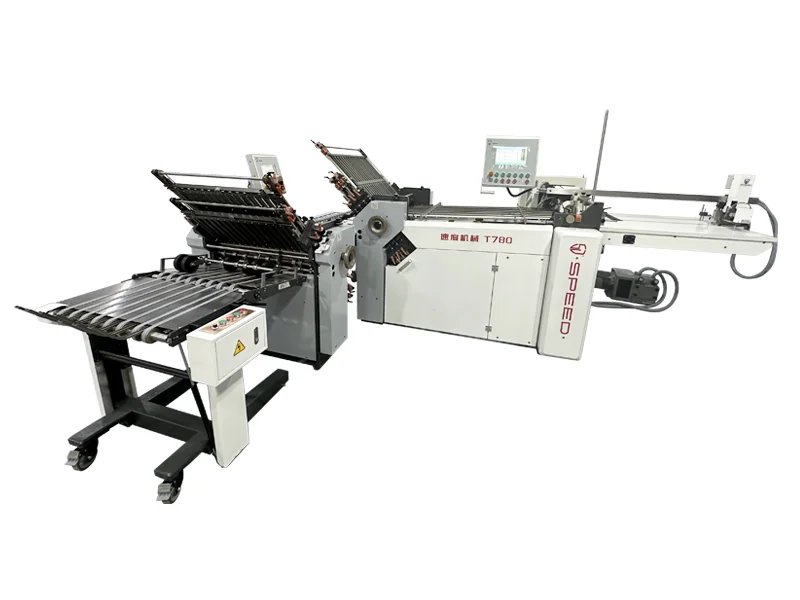 T780 High Speed Buckle Catalog Folding Machine — image 1